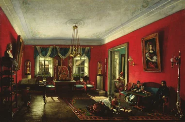 La famille Nashchokin dans le salon